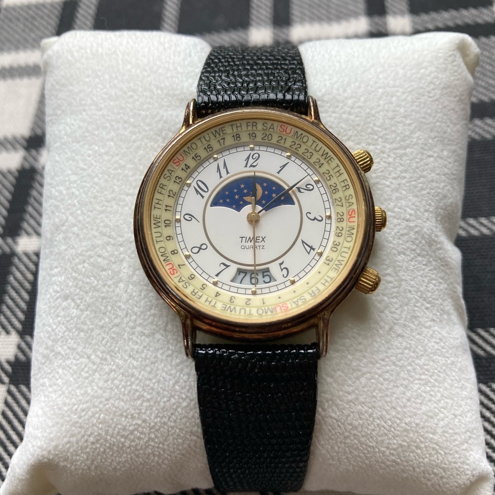 Vintage Timex Moon Phase Watch